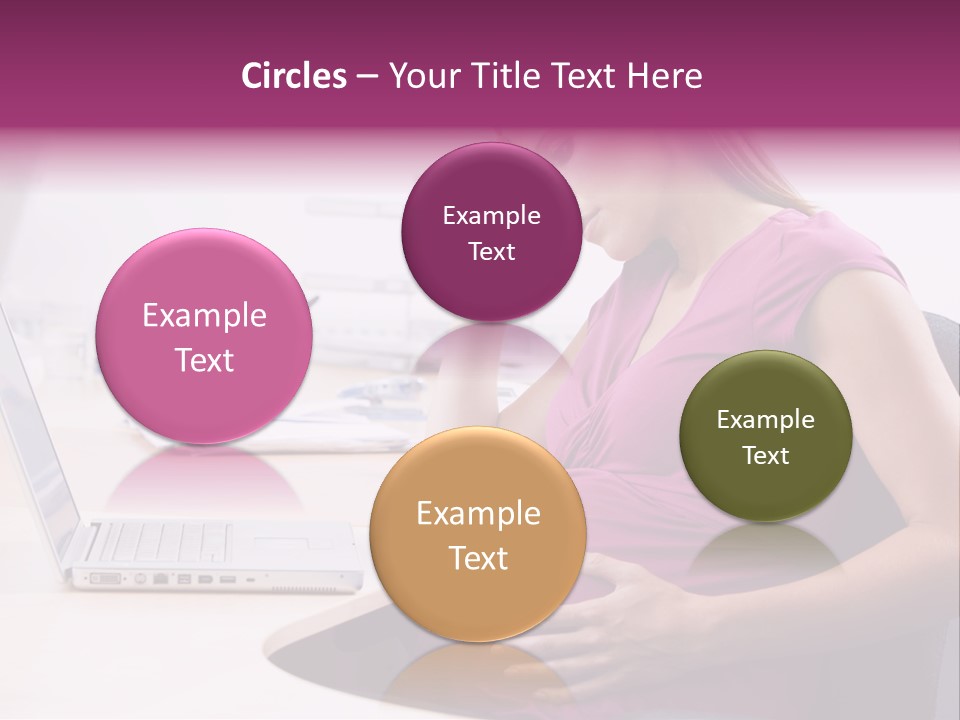 Bump Person Maternity PowerPoint Template