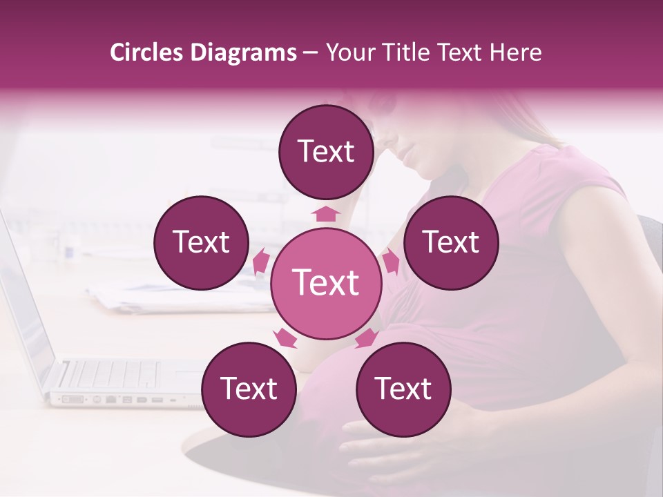 Bump Person Maternity PowerPoint Template