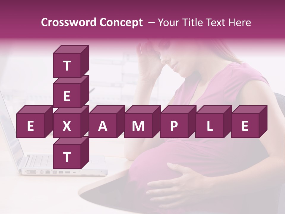 Bump Person Maternity PowerPoint Template