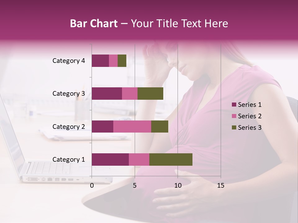 Bump Person Maternity PowerPoint Template