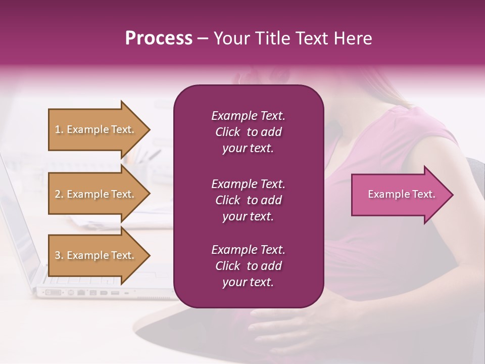 Bump Person Maternity PowerPoint Template