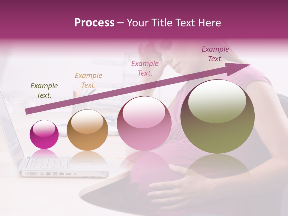 Bump Person Maternity PowerPoint Template