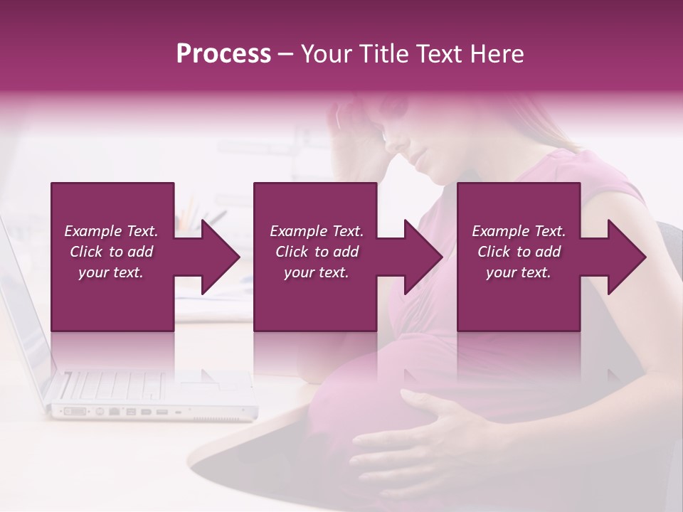 Bump Person Maternity PowerPoint Template