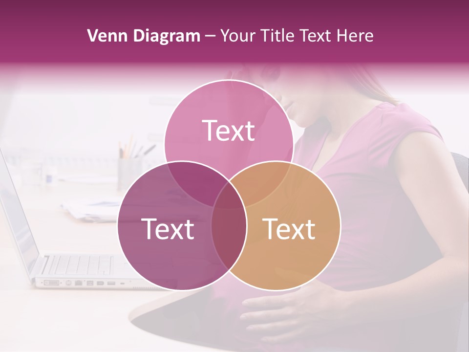 Bump Person Maternity PowerPoint Template