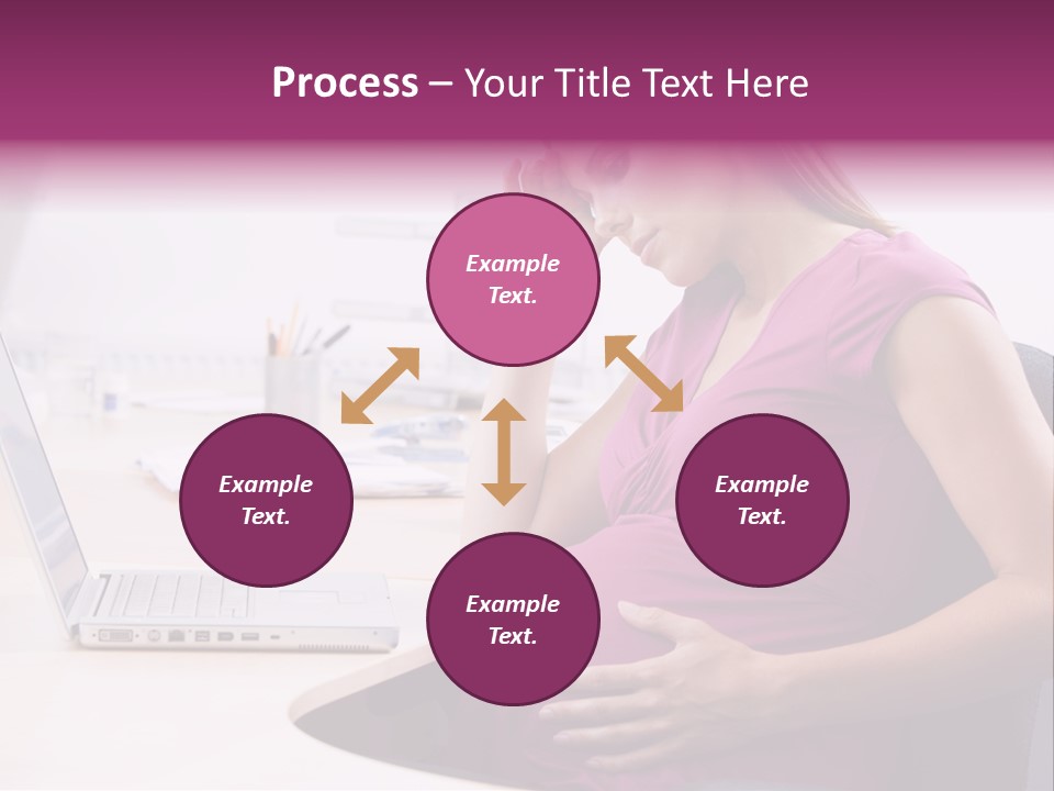 Bump Person Maternity PowerPoint Template