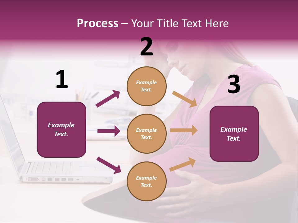Bump Person Maternity PowerPoint Template