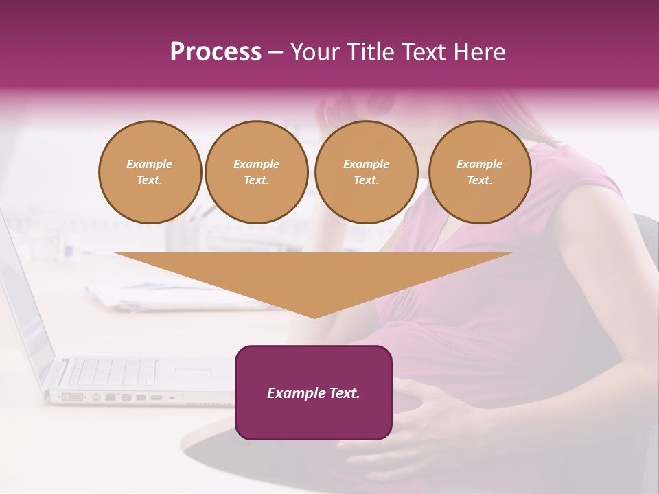 Bump Person Maternity PowerPoint Template