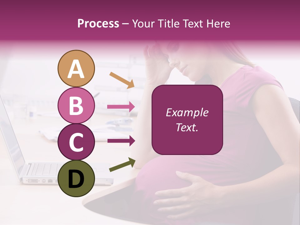 Bump Person Maternity PowerPoint Template