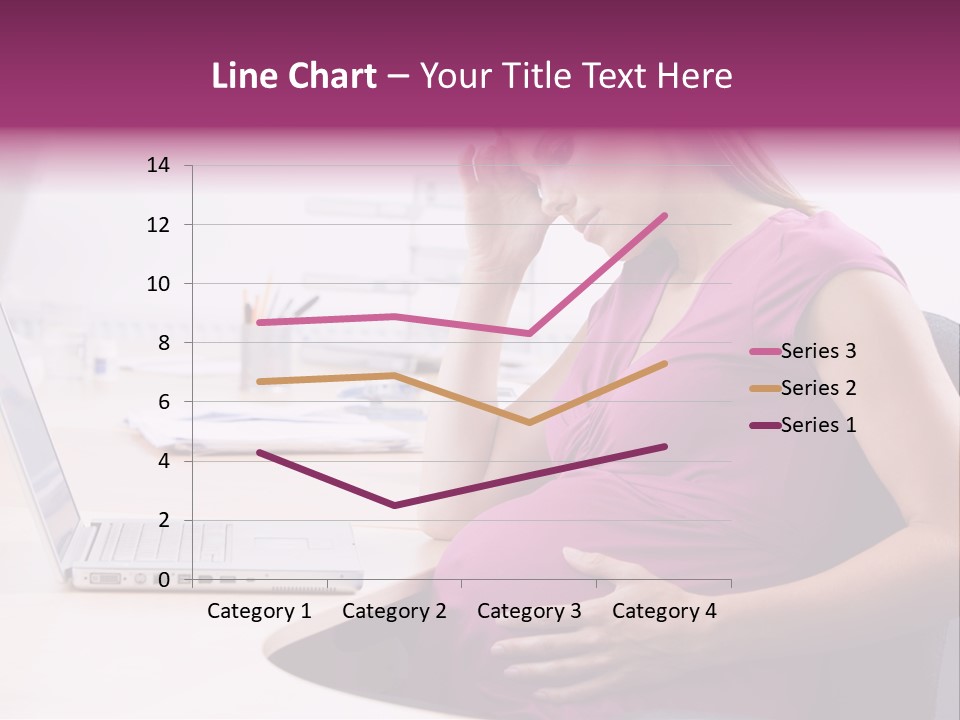 Bump Person Maternity PowerPoint Template
