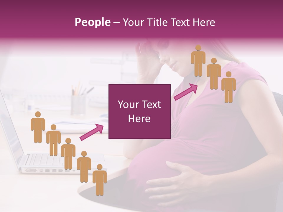 Bump Person Maternity PowerPoint Template