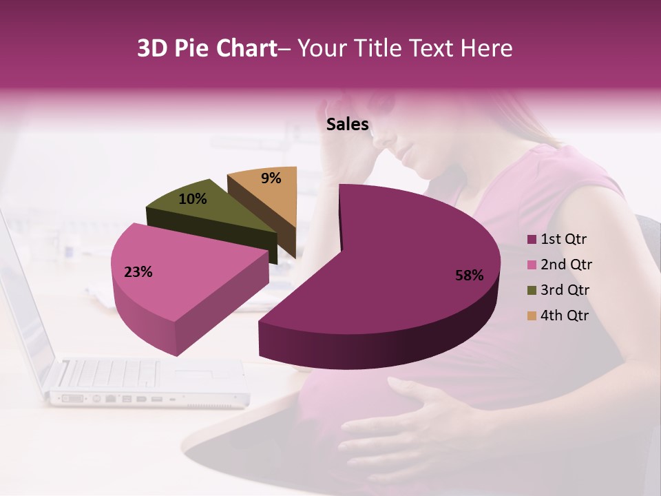 Bump Person Maternity PowerPoint Template