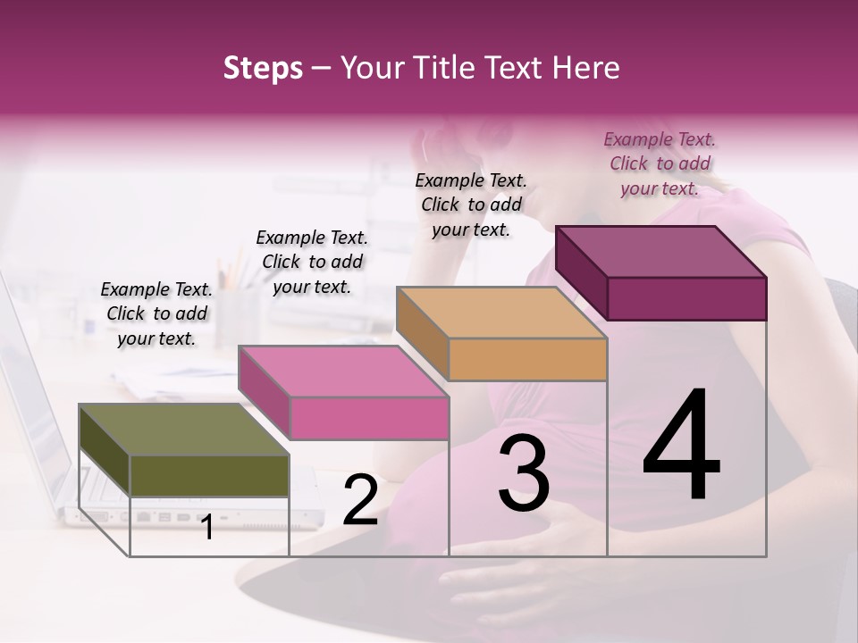 Bump Person Maternity PowerPoint Template