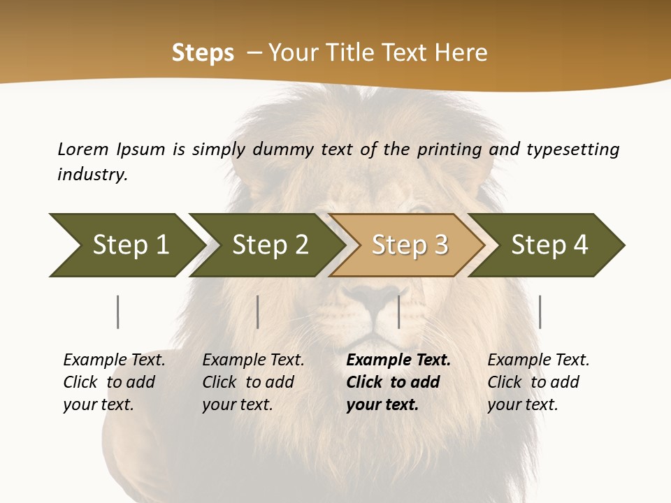 Lying Danger Animal PowerPoint Template