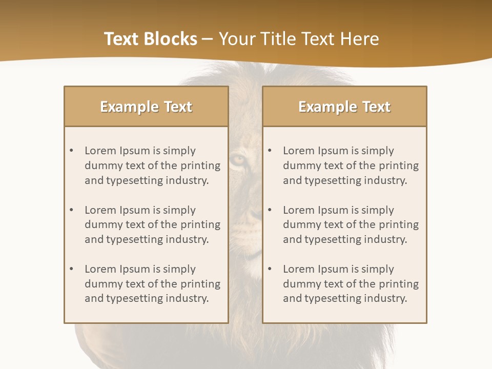 Lying Danger Animal PowerPoint Template