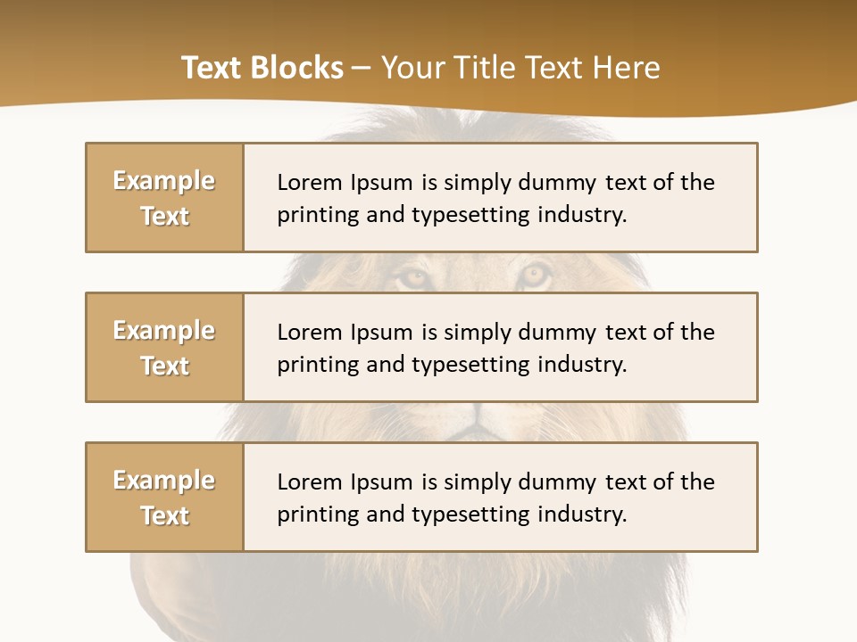 Lying Danger Animal PowerPoint Template