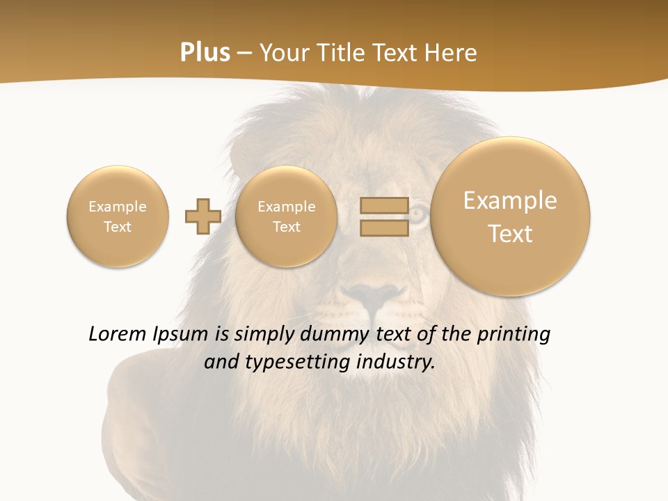 Lying Danger Animal PowerPoint Template