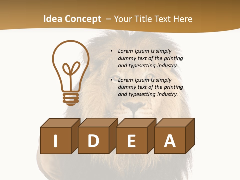 Lying Danger Animal PowerPoint Template