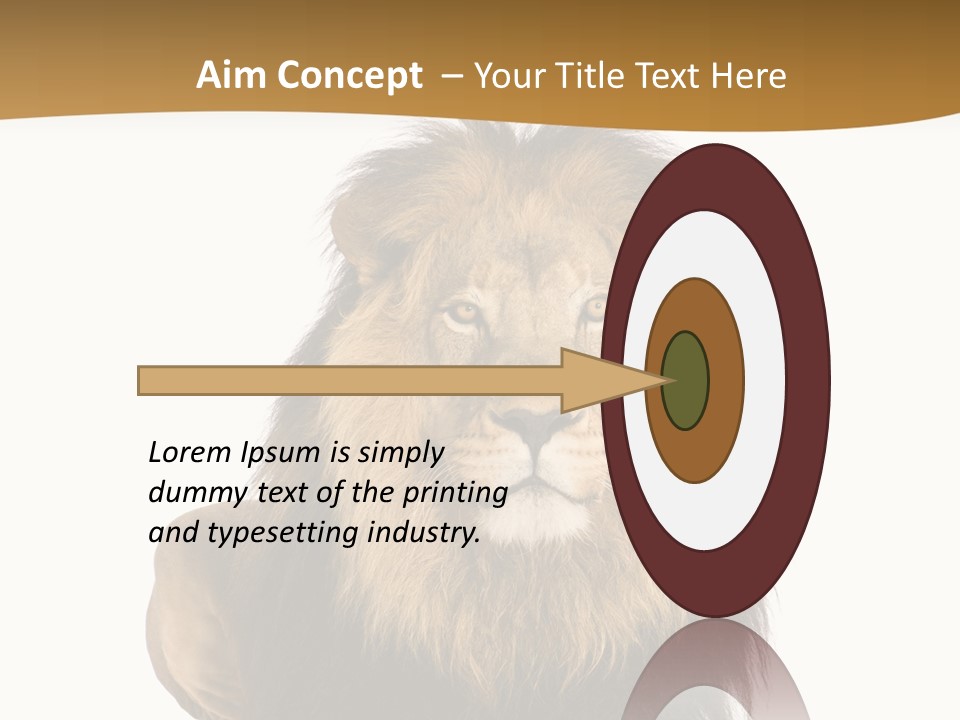 Lying Danger Animal PowerPoint Template