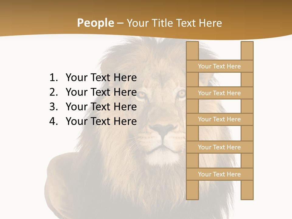 Lying Danger Animal PowerPoint Template