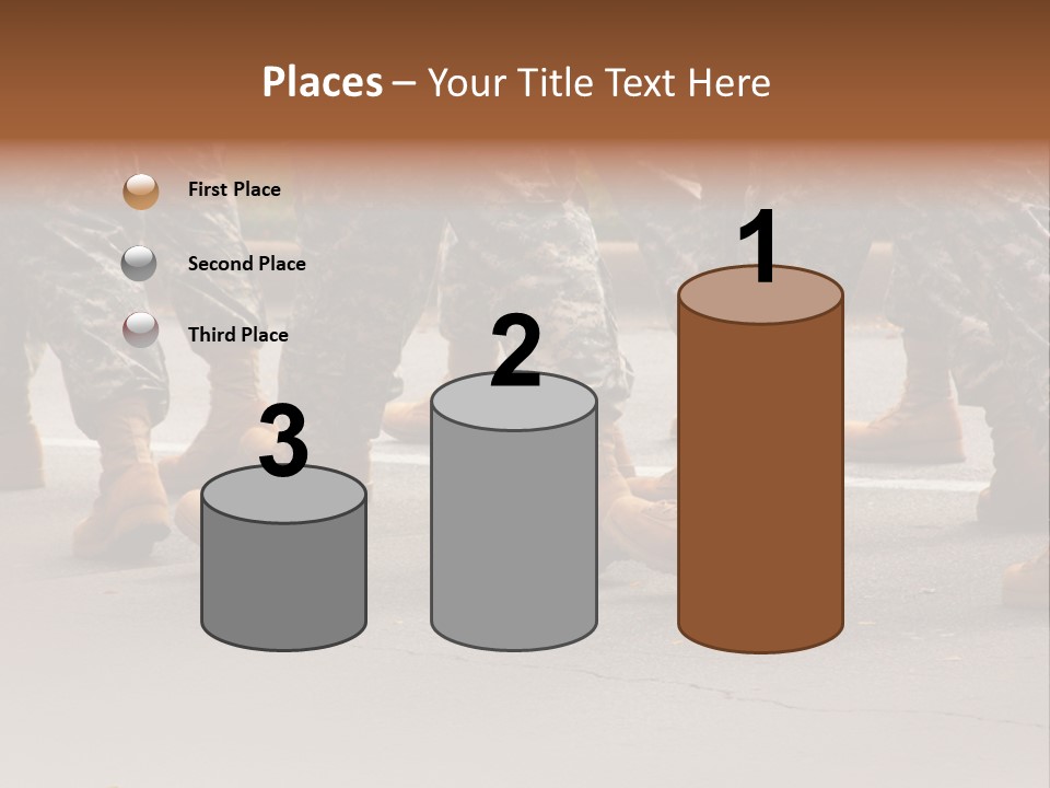 Infantry United Boot PowerPoint Template