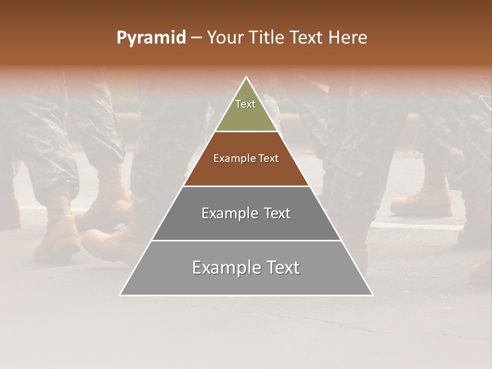Infantry United Boot PowerPoint Template