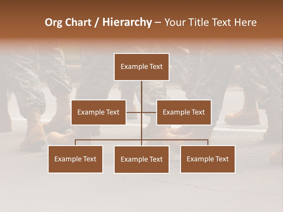 Infantry United Boot PowerPoint Template