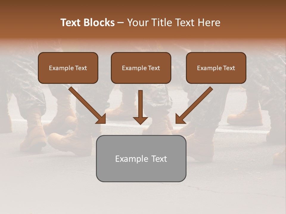 Infantry United Boot PowerPoint Template
