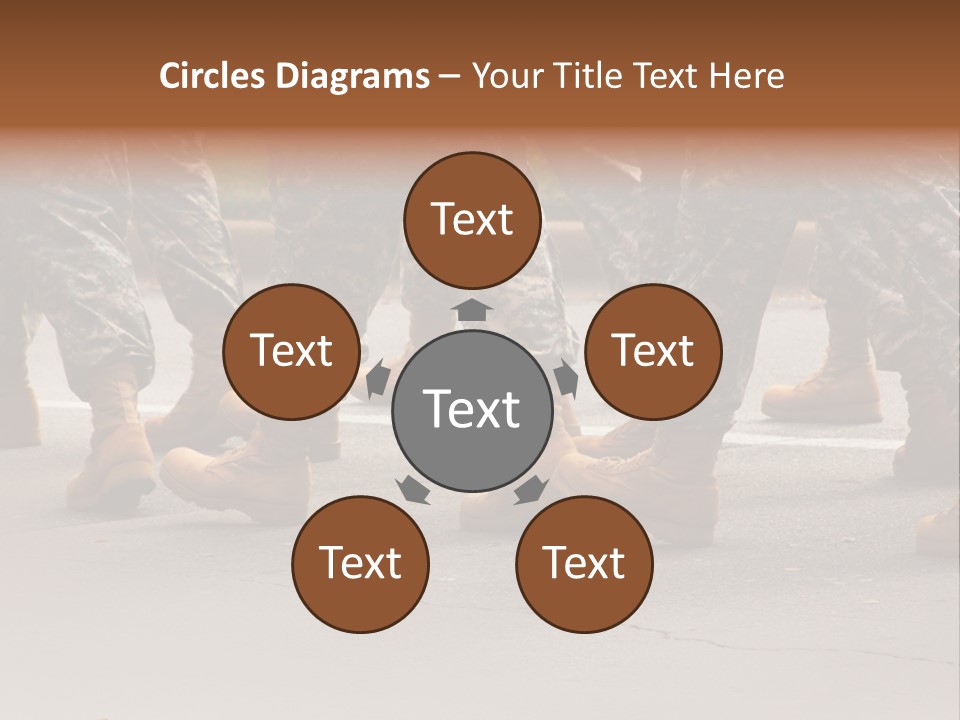 Infantry United Boot PowerPoint Template