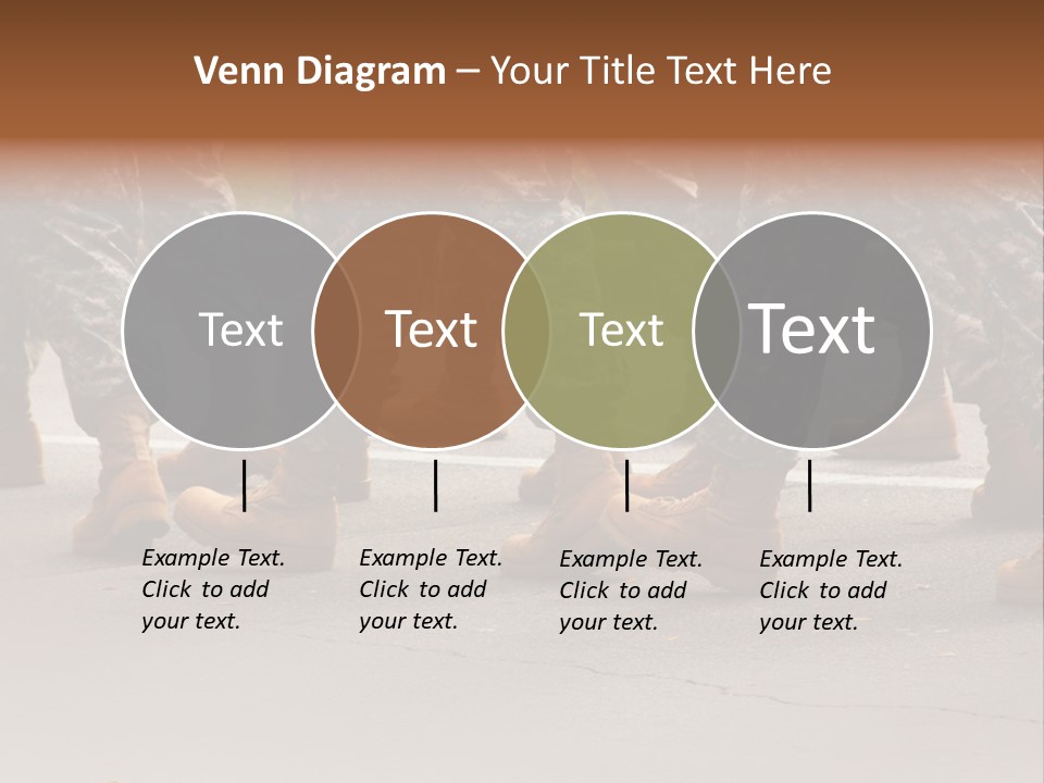 Infantry United Boot PowerPoint Template