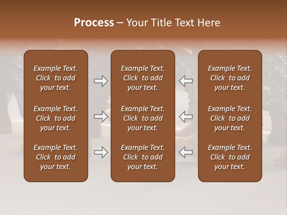 Infantry United Boot PowerPoint Template
