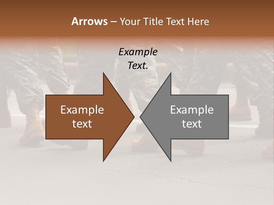 Infantry United Boot PowerPoint Template