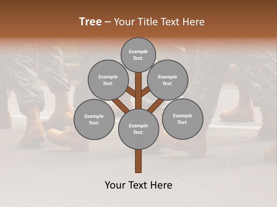 Infantry United Boot PowerPoint Template