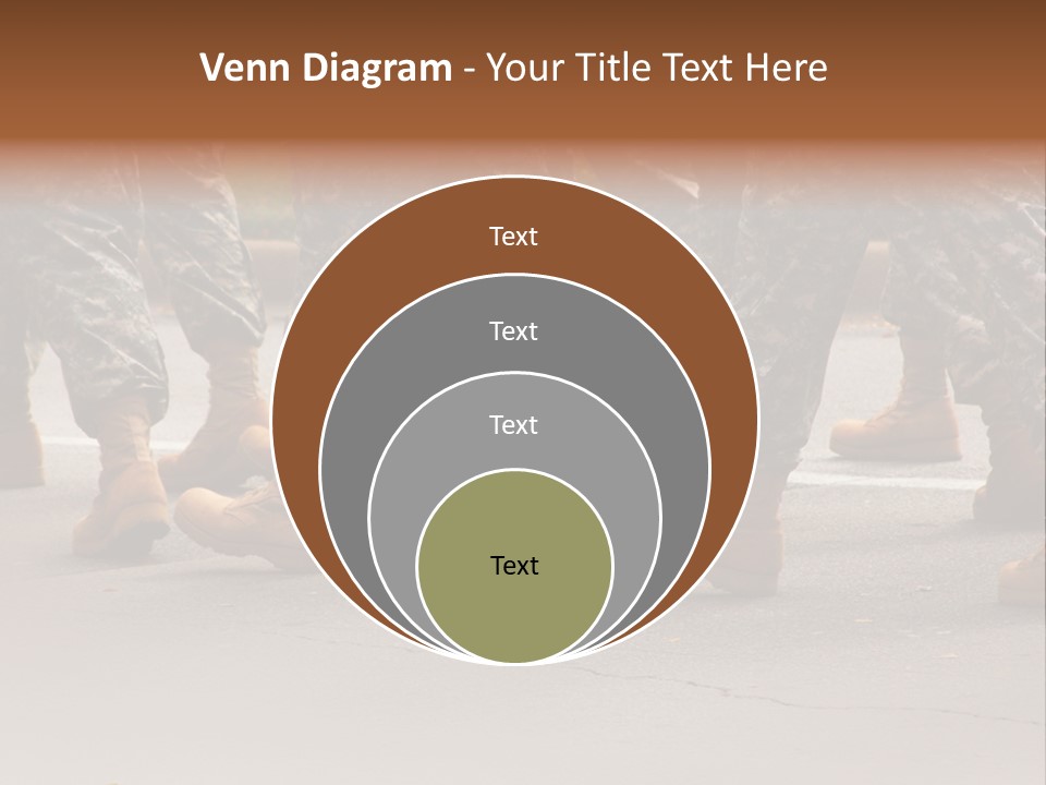 Infantry United Boot PowerPoint Template