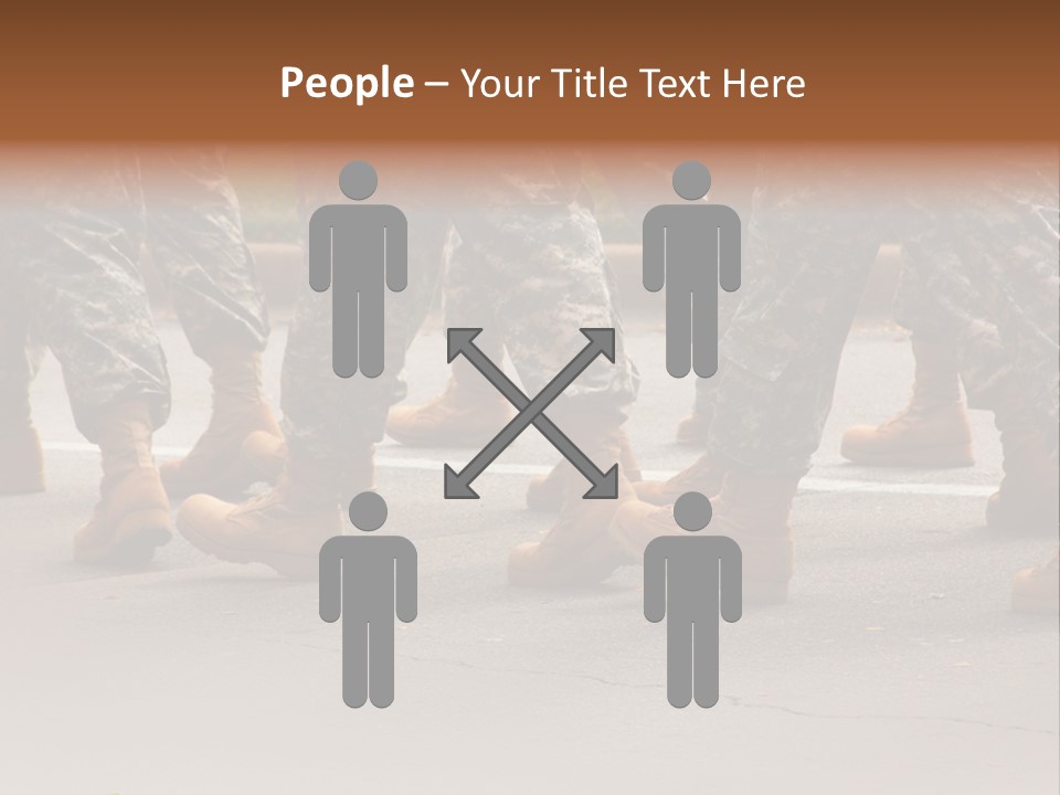 Infantry United Boot PowerPoint Template