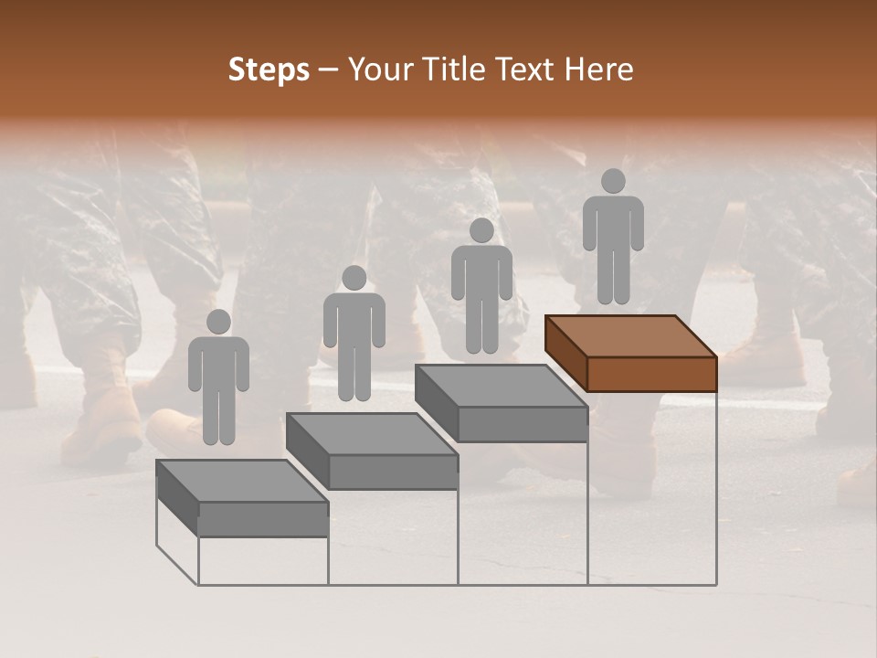 Infantry United Boot PowerPoint Template