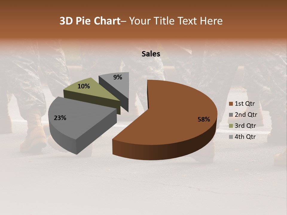 Infantry United Boot PowerPoint Template