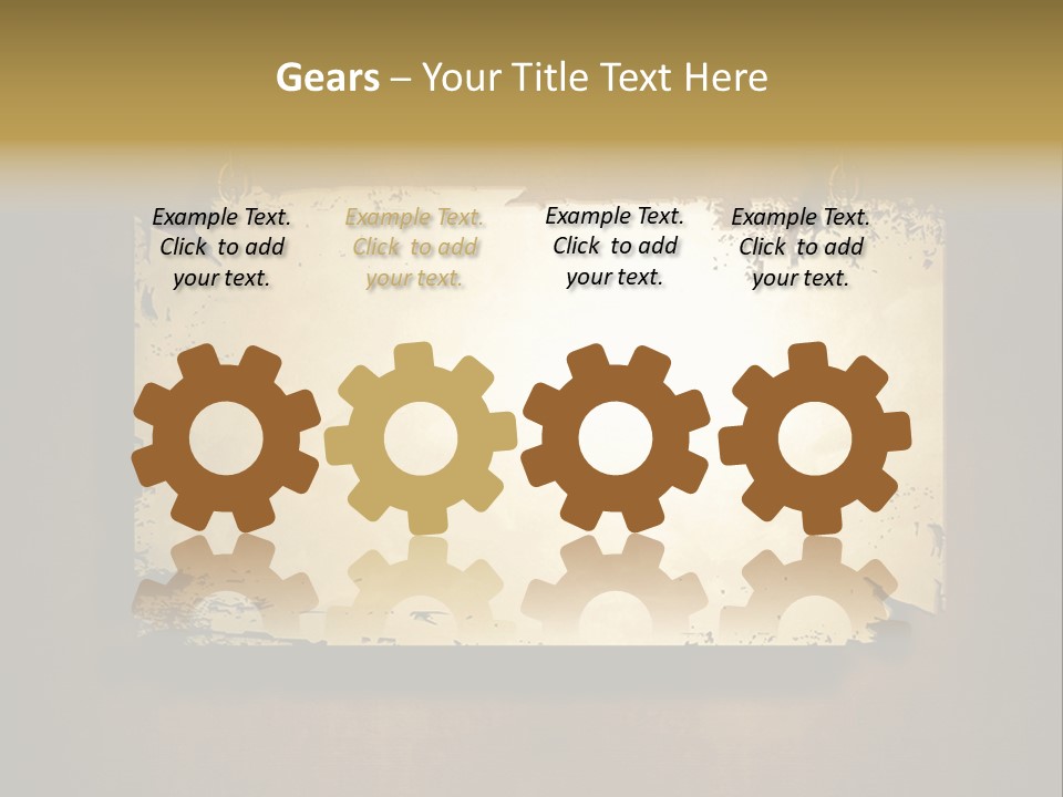 Abstract Distressed Frame PowerPoint Template