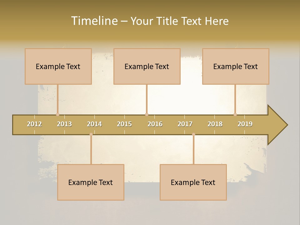 Abstract Distressed Frame PowerPoint Template