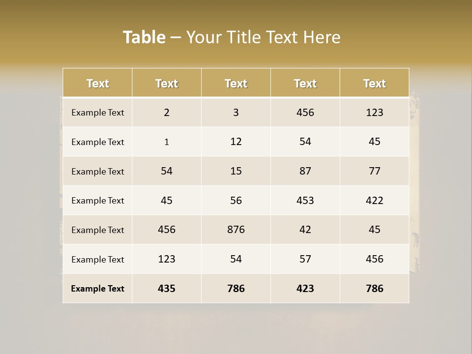 Abstract Distressed Frame PowerPoint Template