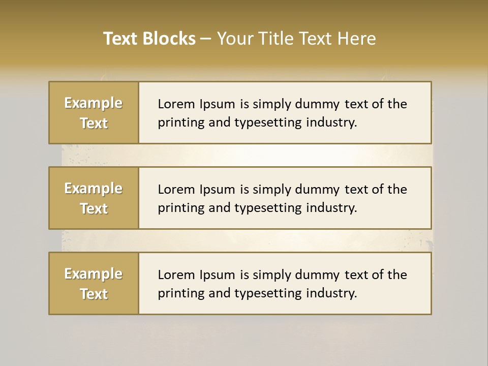 Abstract Distressed Frame PowerPoint Template