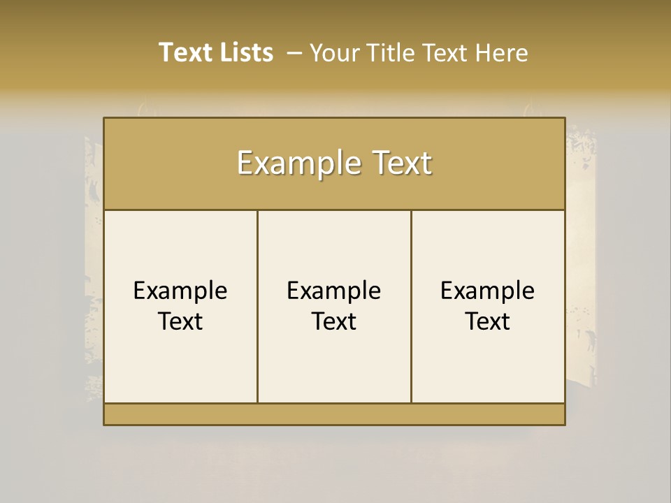 Abstract Distressed Frame PowerPoint Template
