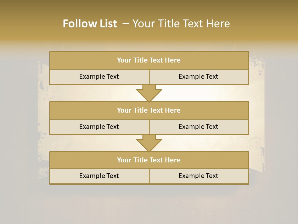 Abstract Distressed Frame PowerPoint Template