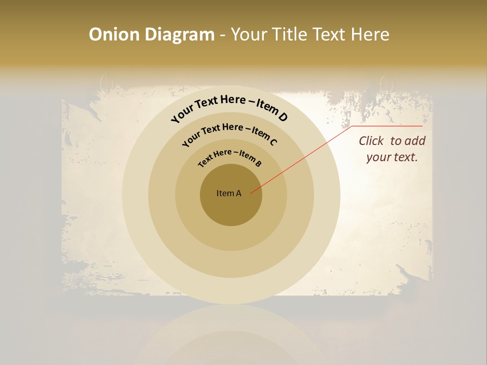 Abstract Distressed Frame PowerPoint Template