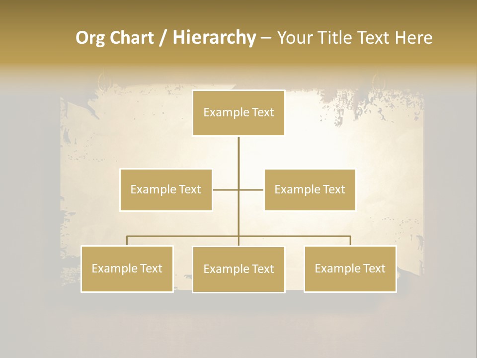 Abstract Distressed Frame PowerPoint Template