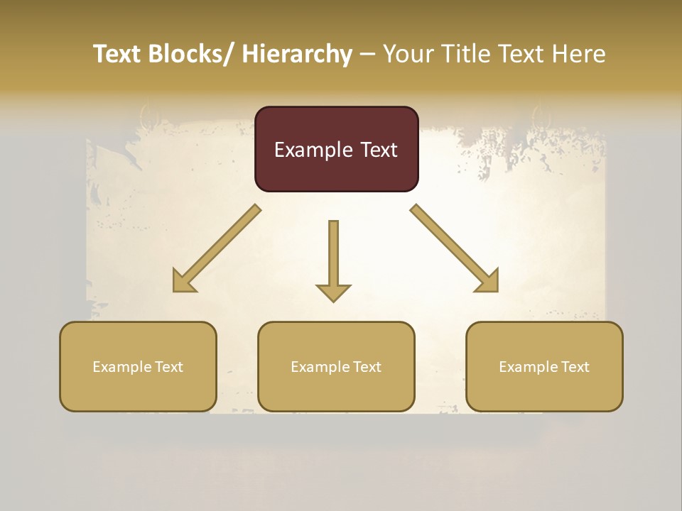 Abstract Distressed Frame PowerPoint Template