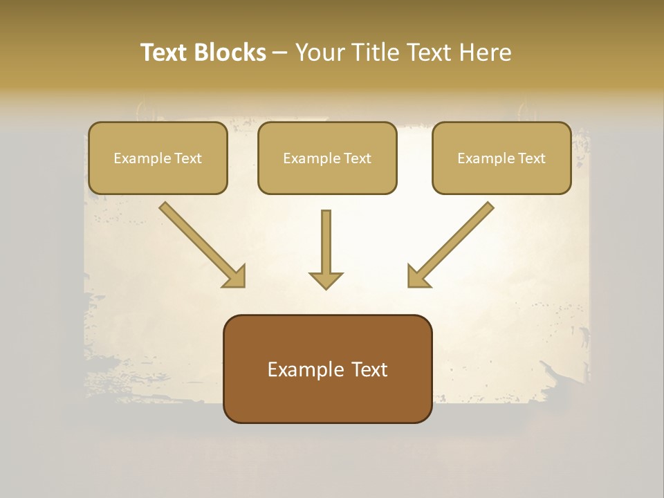 Abstract Distressed Frame PowerPoint Template