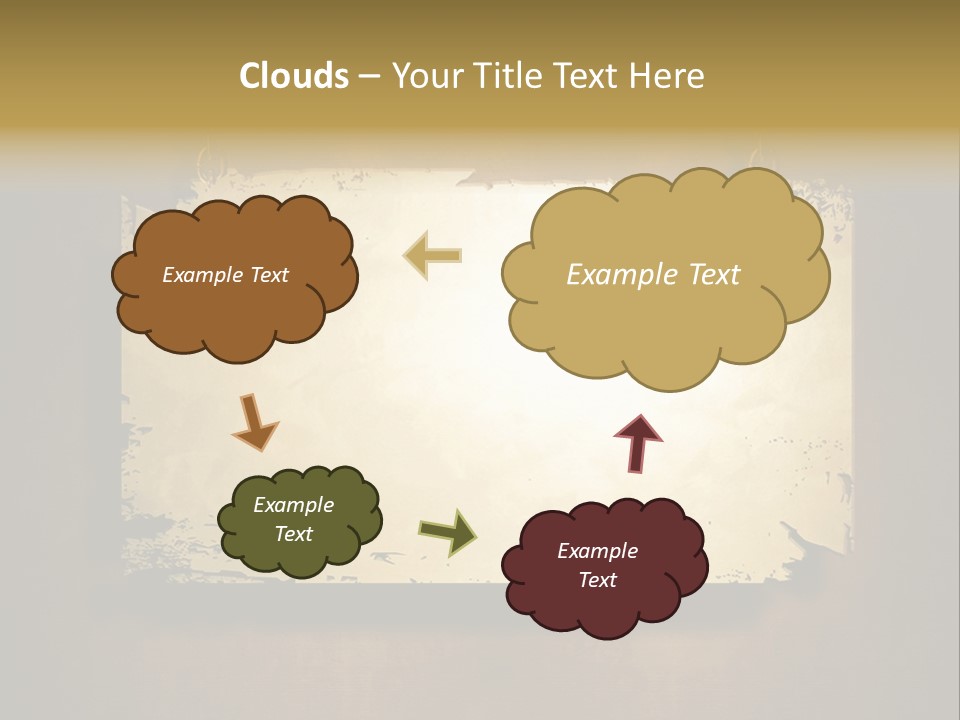 Abstract Distressed Frame PowerPoint Template