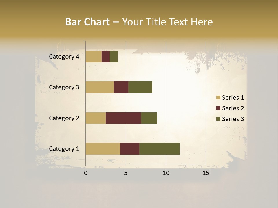 Abstract Distressed Frame PowerPoint Template