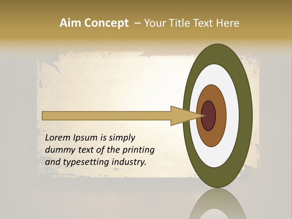 Abstract Distressed Frame PowerPoint Template