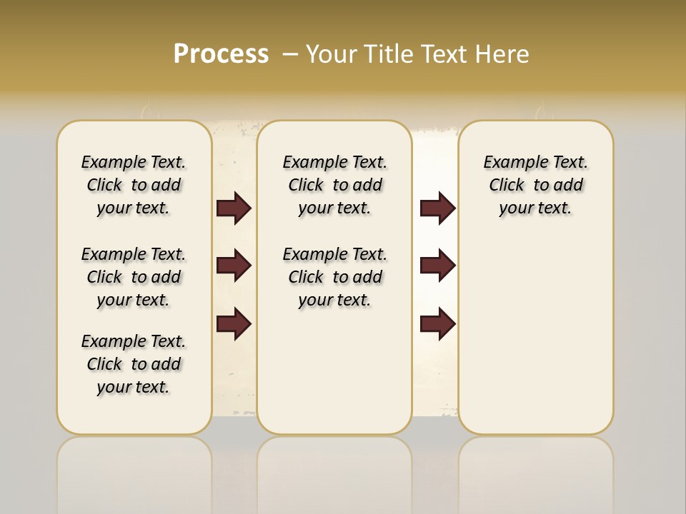 Abstract Distressed Frame PowerPoint Template